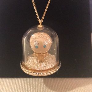 SWAROVSKI ERIKA SNOWGLOBE PENDANT NECKLACE